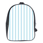 Blue lines School Bags(Large)  Front