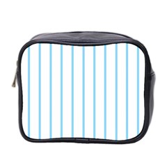 Blue Lines Mini Toiletries Bag 2-side by Valentinaart