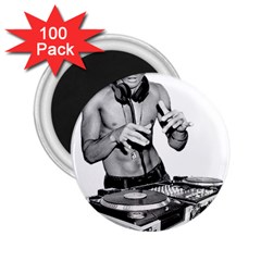 Bruce Lee Dj 2 25  Magnets (100 Pack)  by offbeatzombie