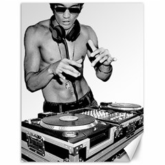 Bruce Lee Dj Canvas 12  X 16   by offbeatzombie