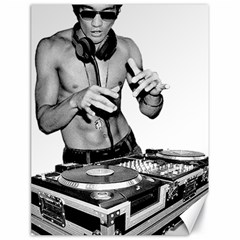 Bruce Lee Dj Canvas 18  X 24   by offbeatzombie