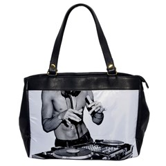 Bruce Lee Dj Office Handbags by offbeatzombie