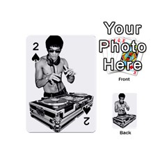 Bruce Lee Dj Playing Cards 54 (mini)  by offbeatzombie