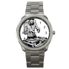 Bruce Lee Dj Sport Metal Watch by offbeatzombie