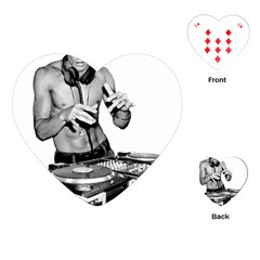 Bruce Lee Dj Playing Cards (heart)  by offbeatzombie