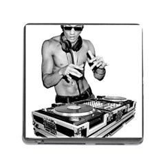 Bruce Lee Dj Memory Card Reader (square) by offbeatzombie