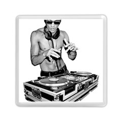 Bruce Lee Dj Memory Card Reader (square)  by offbeatzombie