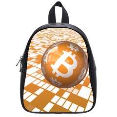 Network Bitcoin Currency Connection School Bags (small)  by Amaryn4rt