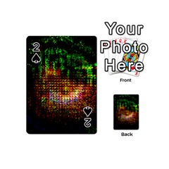 Radar Kaleidoscope Pattern Playing Cards 54 (mini)  by Amaryn4rt