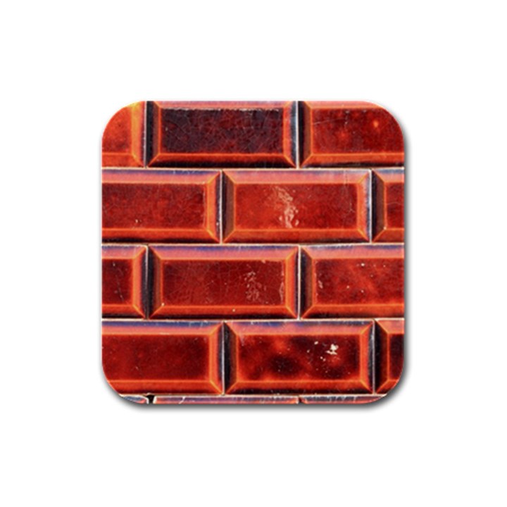 Portugal Ceramic Tiles Wall Rubber Square Coaster (4 pack) 