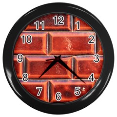 Portugal Ceramic Tiles Wall Wall Clocks (Black)