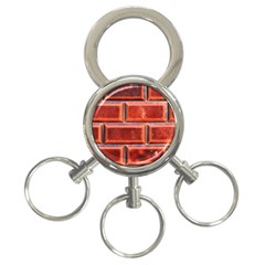 Portugal Ceramic Tiles Wall 3-Ring Key Chains