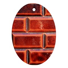 Portugal Ceramic Tiles Wall Oval Ornament (Two Sides)