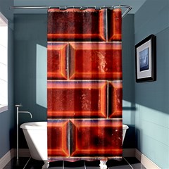 Portugal Ceramic Tiles Wall Shower Curtain 36  x 72  (Stall) 