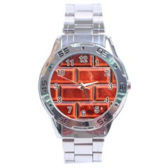 Portugal Ceramic Tiles Wall Stainless Steel Analogue Watch