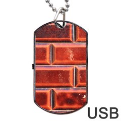 Portugal Ceramic Tiles Wall Dog Tag USB Flash (One Side)