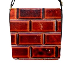 Portugal Ceramic Tiles Wall Flap Messenger Bag (L) 