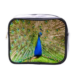 Peacock Animal Photography Beautiful Mini Toiletries Bags by Amaryn4rt