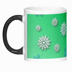 Snowflakes Winter Christmas Overlay Morph Mugs by Amaryn4rt