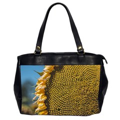 Sunflower Bright Close Up Color Disk Florets Office Handbags (2 Sides)  by Amaryn4rt