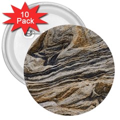 Rock Texture Background Stone 3  Buttons (10 Pack)  by Amaryn4rt