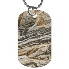 Rock Texture Background Stone Dog Tag (one Side)