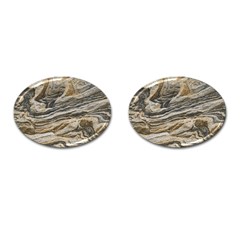 Rock Texture Background Stone Cufflinks (oval) by Amaryn4rt