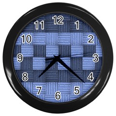 Texture Structure Surface Basket Wall Clocks (black) by Amaryn4rt