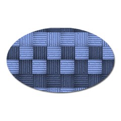 Texture Structure Surface Basket Oval Magnet