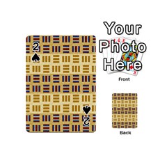 Textile Texture Fabric Material Playing Cards 54 (mini)  by Amaryn4rt