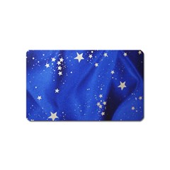 The Substance Blue Fabric Stars Magnet (name Card) by Amaryn4rt