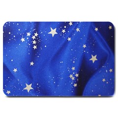 The Substance Blue Fabric Stars Large Doormat  by Amaryn4rt