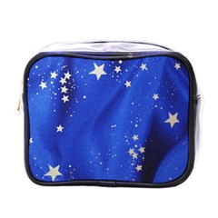 The Substance Blue Fabric Stars Mini Toiletries Bags by Amaryn4rt