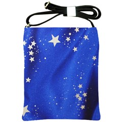 The Substance Blue Fabric Stars Shoulder Sling Bags