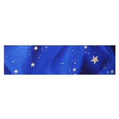 The Substance Blue Fabric Stars Satin Scarf (oblong)