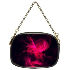 Pink Flame Fractal Pattern Chain Purses (one Side)  by traceyleeartdesigns