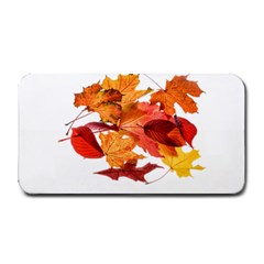 Autumn Leaves Leaf Transparent Medium Bar Mats by Amaryn4rt