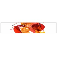 Autumn Leaves Leaf Transparent Flano Scarf (large) by Amaryn4rt