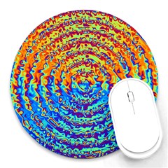 Background Color Game Pattern Round Mousepads by Amaryn4rt