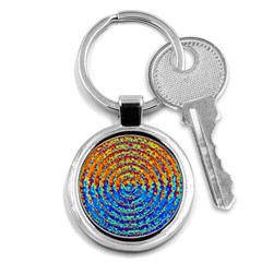 Background Color Game Pattern Key Chains (round) 