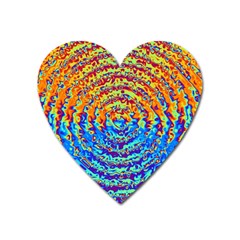 Background Color Game Pattern Heart Magnet by Amaryn4rt