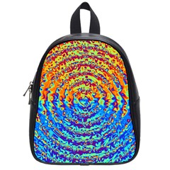 Background Color Game Pattern School Bags (small) 