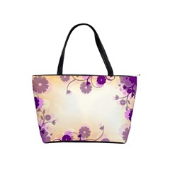 Background Floral Background Shoulder Handbags by Amaryn4rt