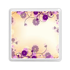 Background Floral Background Memory Card Reader (square)  by Amaryn4rt