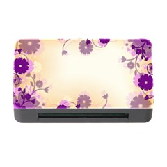 Background Floral Background Memory Card Reader With Cf by Amaryn4rt