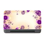 Background Floral Background Memory Card Reader with CF Front