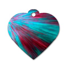 Background Texture Pattern Design Dog Tag Heart (two Sides) by Amaryn4rt