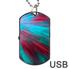 Background Texture Pattern Design Dog Tag Usb Flash (two Sides)