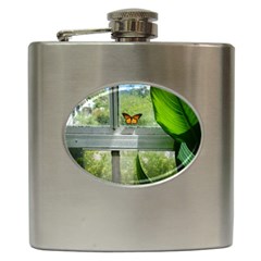 Butterfly #17 Hip Flask (6 Oz) by litimages