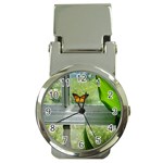 Butterfly #17 Money Clip Watches Front